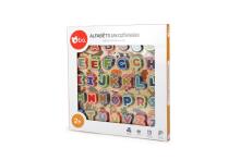 Bo Alphabet LV Art.227510 Educational wooden puzzle "Alphabet and animals" (In Latvian lang.)