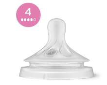 SCY960/03 SET OF 3 BOTTLE PACIFIERS 3 DIFFERENT FLOWS