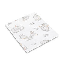 WEDGE PILLOWCASE 38x30 FOX AND MOUSE