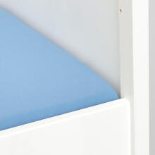 La Bebe™ Cotton Sheet Art.904.271.02 Light Blue Sheet 120x60cm