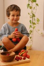 Oil Carol Teether Toy Art.227779 Raspberry Teether (natural rubber)