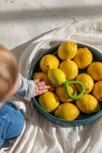 Oil Carol Teether Toy Art.227784 Lemon Teether (natural rubber)