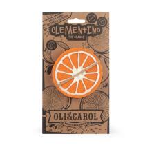 Oil Carol Teether Toy Art.227786 Orange Teether (natural rubber)