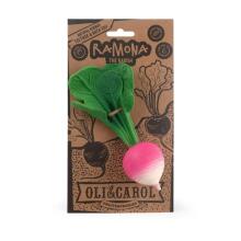 Oil Carol Teether Toy Art.227786 Radish Teether (natural rubber)
