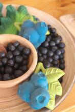 Oil Carol Teether Toy Art.227793 Blueberry  Teether (natural rubber)