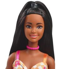 Barbie® Fashionistas® nukk kollases kleidis
