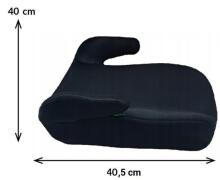 Bebe Basic  Bogi Art.16790 Black Bērnu autokrēsls- būsteris 126-150cm (15-36 kg)
