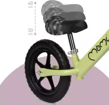 Momi  Balance Bicycle Fleet Art.ROBI00066 Green Balansa velosipēds