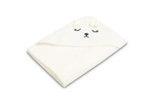 BATHFRIENDS BATH COVER 100x100 BEAR WHITE
