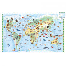 Observation puzzles - World's animals - 100 pcs