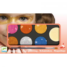 Face painting - Palette 6 colours - Metallic