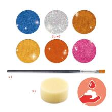 Face painting - Palette 6 colours - Metallic