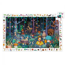 Observation puzzles - Enchanted Forest - 100 pcs