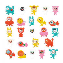 Sticker kit - I love animals
