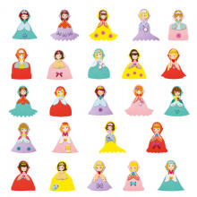 Sticker kit - I love princesses