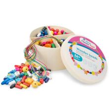 Wooden lacing beads - 260 g