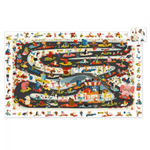 Observation puzzles - Car rally - 54 pcs