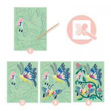 Scratch cards - Fantasy garden