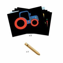 Scratch cards - Learning about vehicles