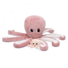Mīkstā rotaļlieta - Astoņkājis - Mamma un mazulis - Rozā