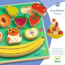 Wooden puzzle - Puzz & Boom - Happy
