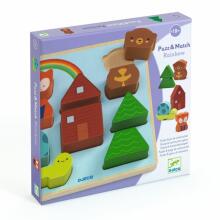 Wooden puzzle - Puzz & Match - Rainbow