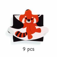 Wooden puzzle - Puzzlo Panda - 9 pcs
