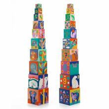 Blocks for infants - 10 Wild animals blocks