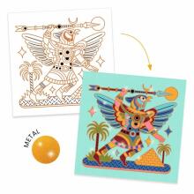 Colouring surprises - Animal warriors