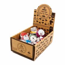 Svoora - Mini Retro Spinning Tin Top - Rainbow (1 pc., 6 designs)