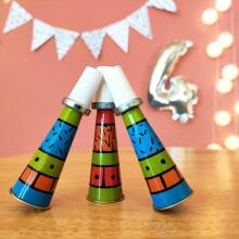 Svoora - Mini Tin Trumpet - Rainbow (1 pc., 3 designs)