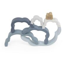 Rainbow Puzzle Cloud - Blue