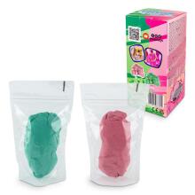 Fluffy sand - Set - Pink&Green - 2 x 70 g