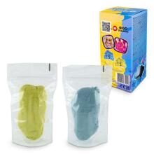 Fluffy sand - Set - Blue&Yellow - 2 x 70 g