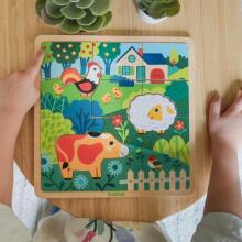 Wooden puzzle - Puzzlo farm
