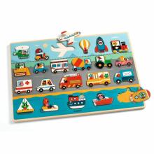 Wooden puzzle - Puzzlo Vroom