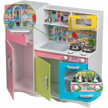 „Eco Toys“ medinė virtuvė Art.TK038 Medinė virtuvė
