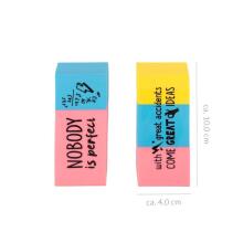 For School - XXL rubber for good vibes, 2 assorted