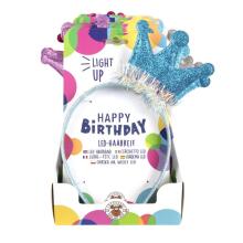 Birthday Fun - LED Headband with Crown (1 pc., 4 designs)