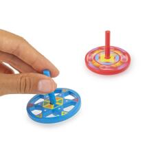 Wooden Spinning Top - Circus (1 pcs, 4 designs)