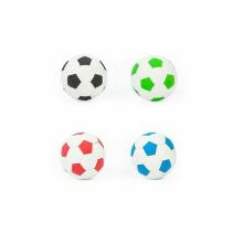 Eraser - champion football-shaped Eraser -, Ø 3.7 cm,  4 assorted