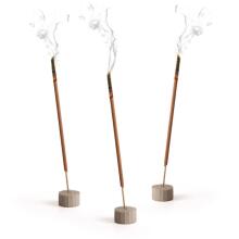 Lucky Cat - Good Vibes Incense Sticks 50 Pieces + Holder, 4 assorted