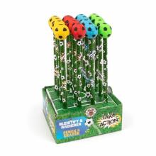 Take Action - Pencils & Eraser - Football (1 pc, 4 designs)