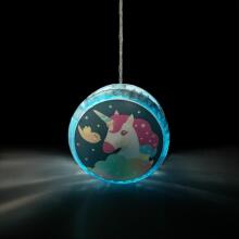Dreamland - Glitter yoyo with light (1 pc., 3 designs)