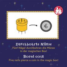 Magic Show Trick 9 Bored coin