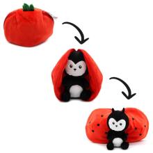 Plush toy - Flipetz - Ladybug / Tomato