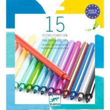 Colours - 15 Felt brush pens - Pacific