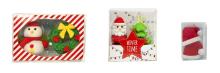 Erasers - Christmas (2 pcs.) (1 set, 3 designs)