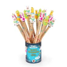 Magic Moments - Rainbow colour pencil with topper (1 pc., 4 designs)