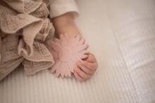 Silicone - Teether - Sunflower - Pink